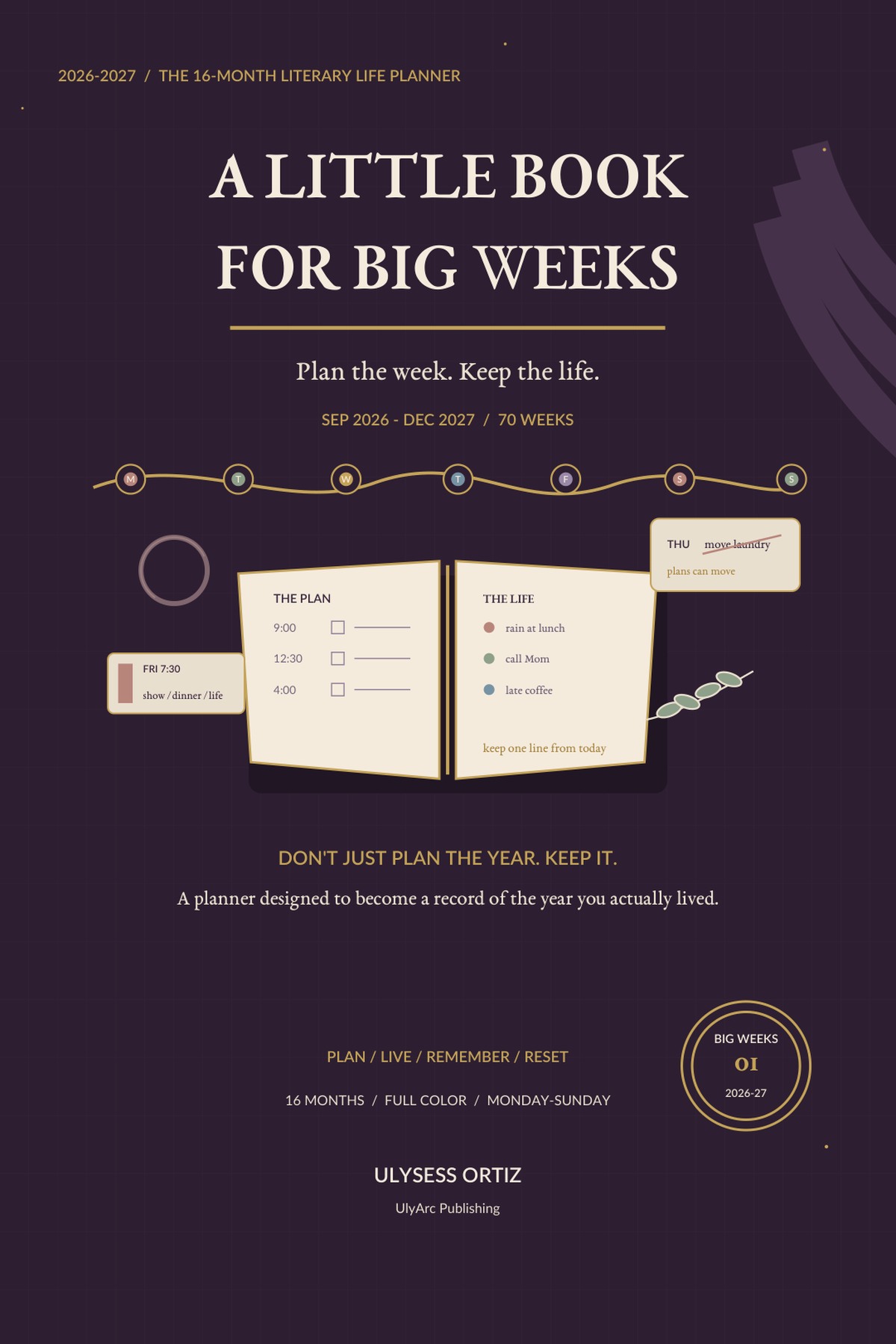 Cover of A Little Book for Big Weeks